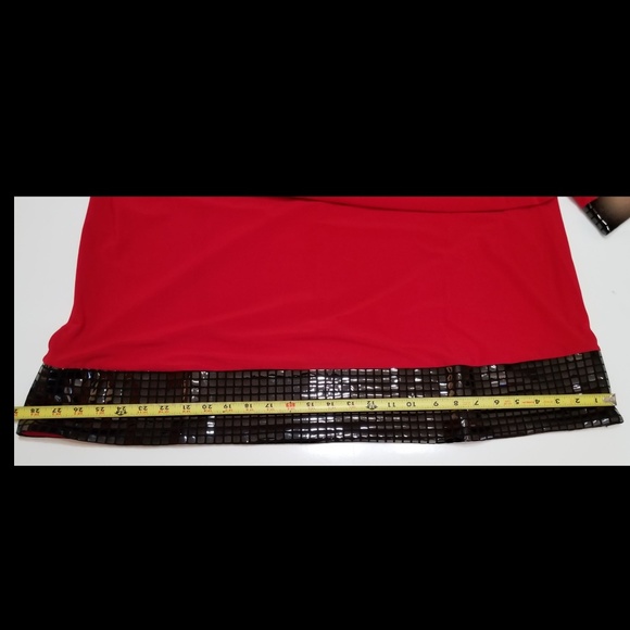 Unique Red Swing Dress - Picture 6 of 7